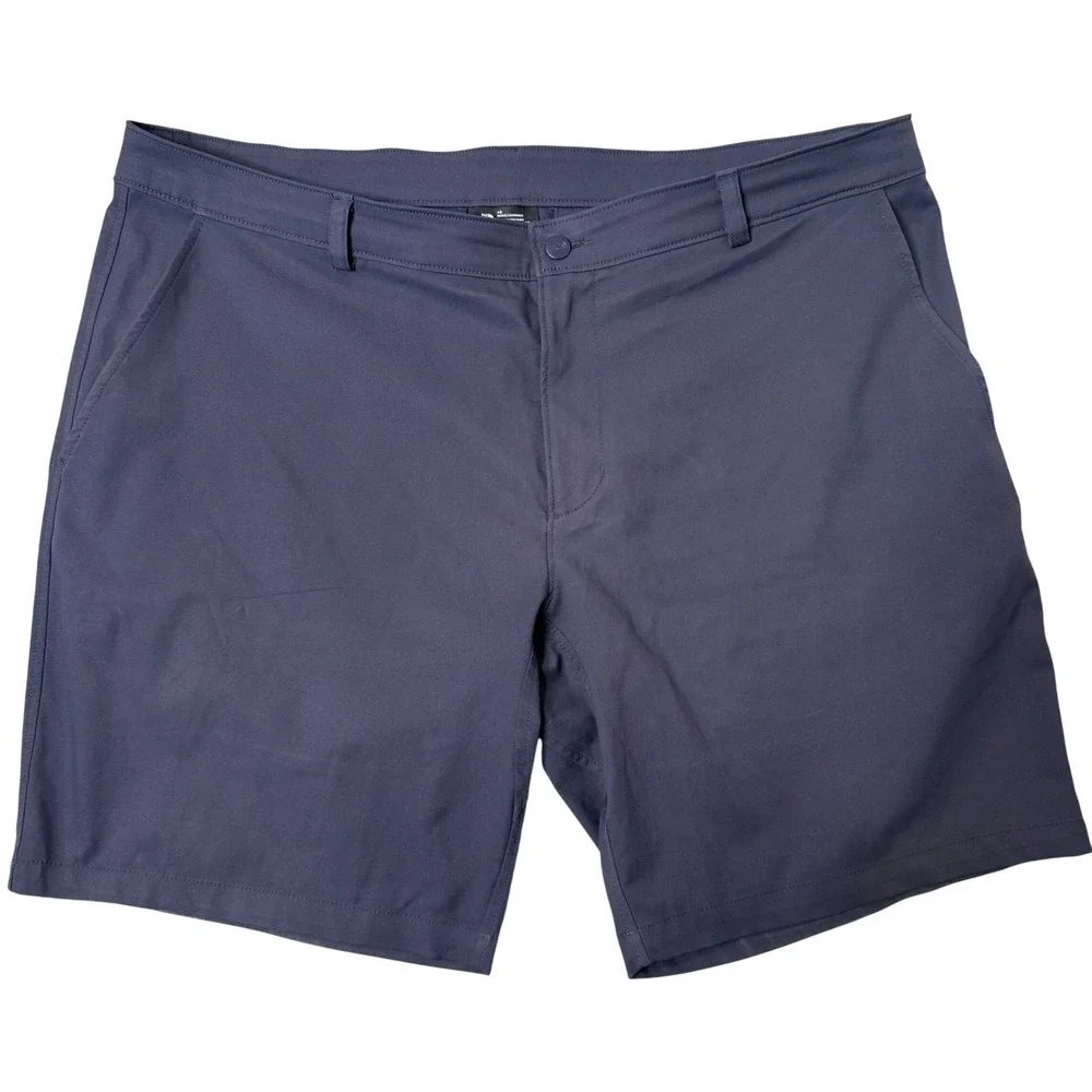 The North Face Mens FlashDry Shorts Navy Blue Size 40 NF0A5LRF Hiking Outdoor